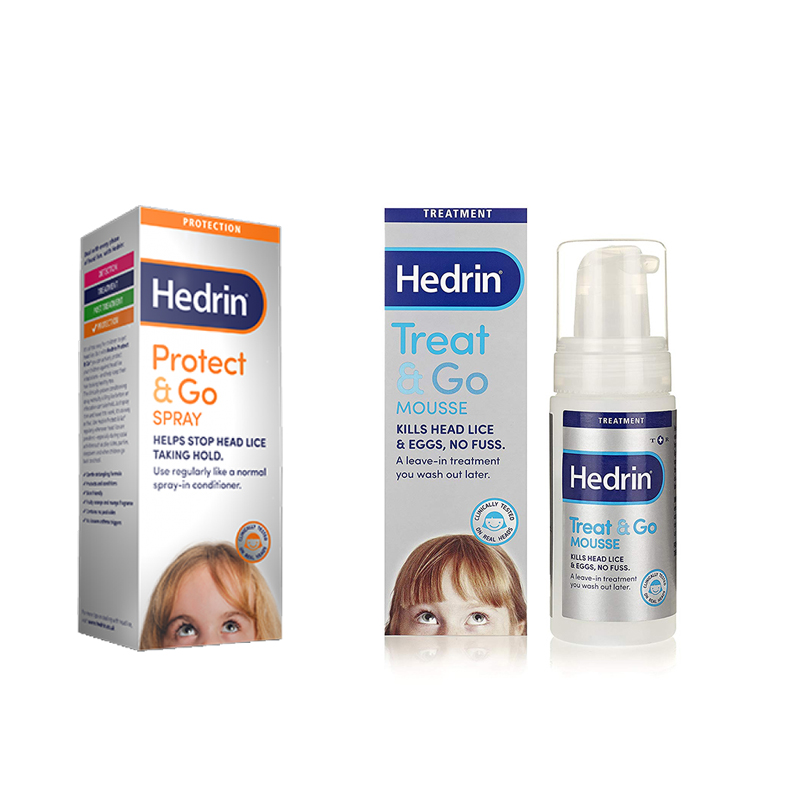 Hedrin Dual Pack (Protect & Go 120ml + Treat & Go Mousse 100ml)